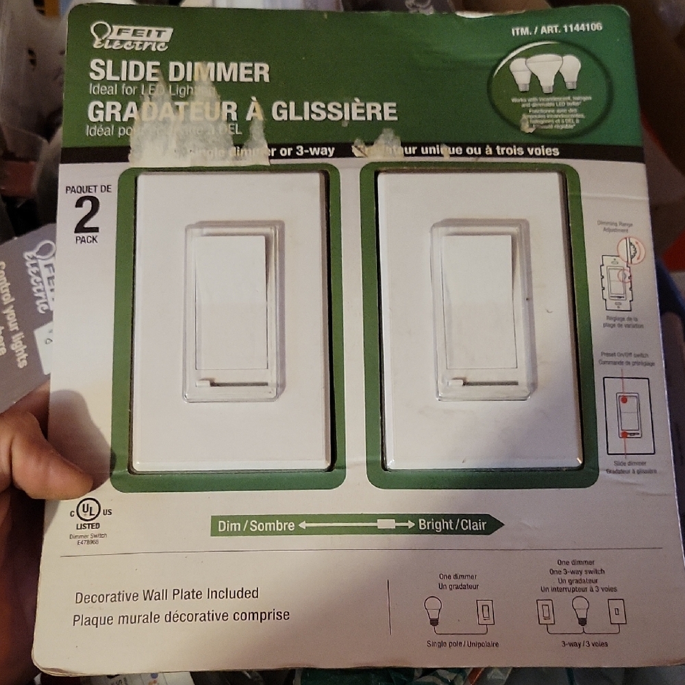 FETT Electric Slide Dimmer 2-Pack